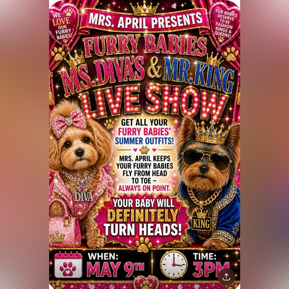 Ms. Diva & Mr. King Furry Babies Live Show